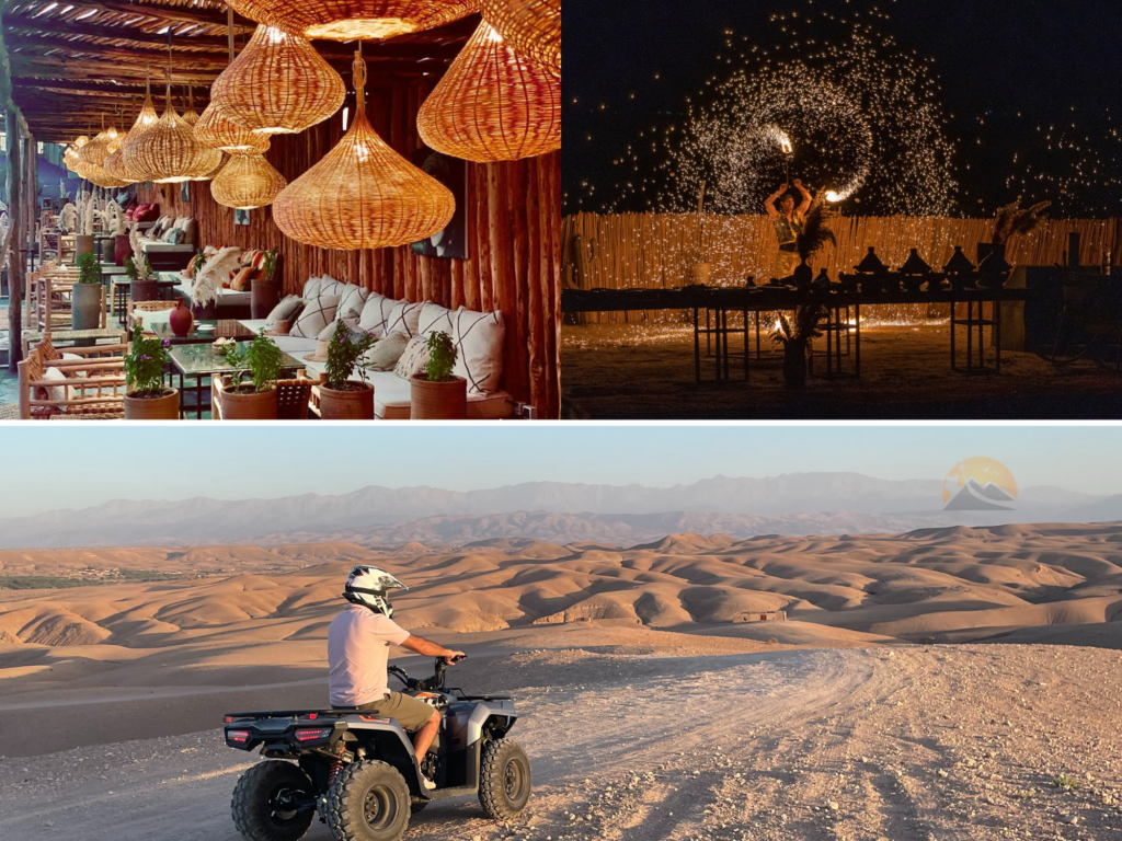 Quad Agafay & Dinner Show Experience