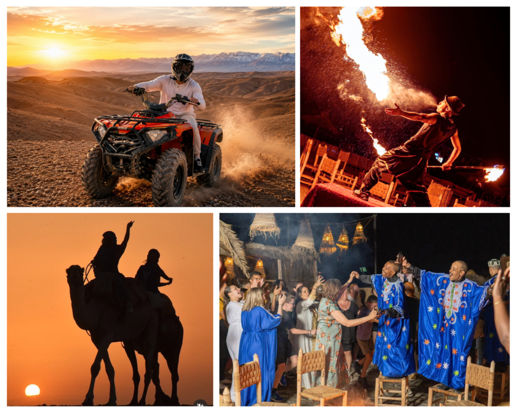 Agafay Quad + Camel + Dinner Show