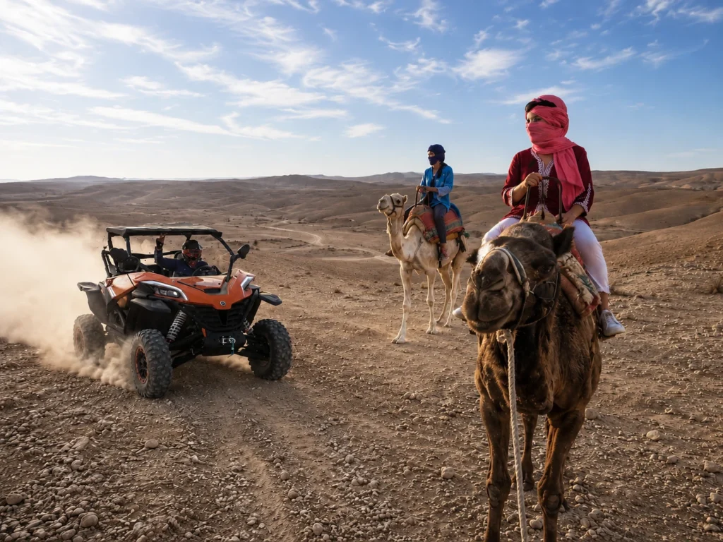 Buggy Agafay + Camel + Dinner Show